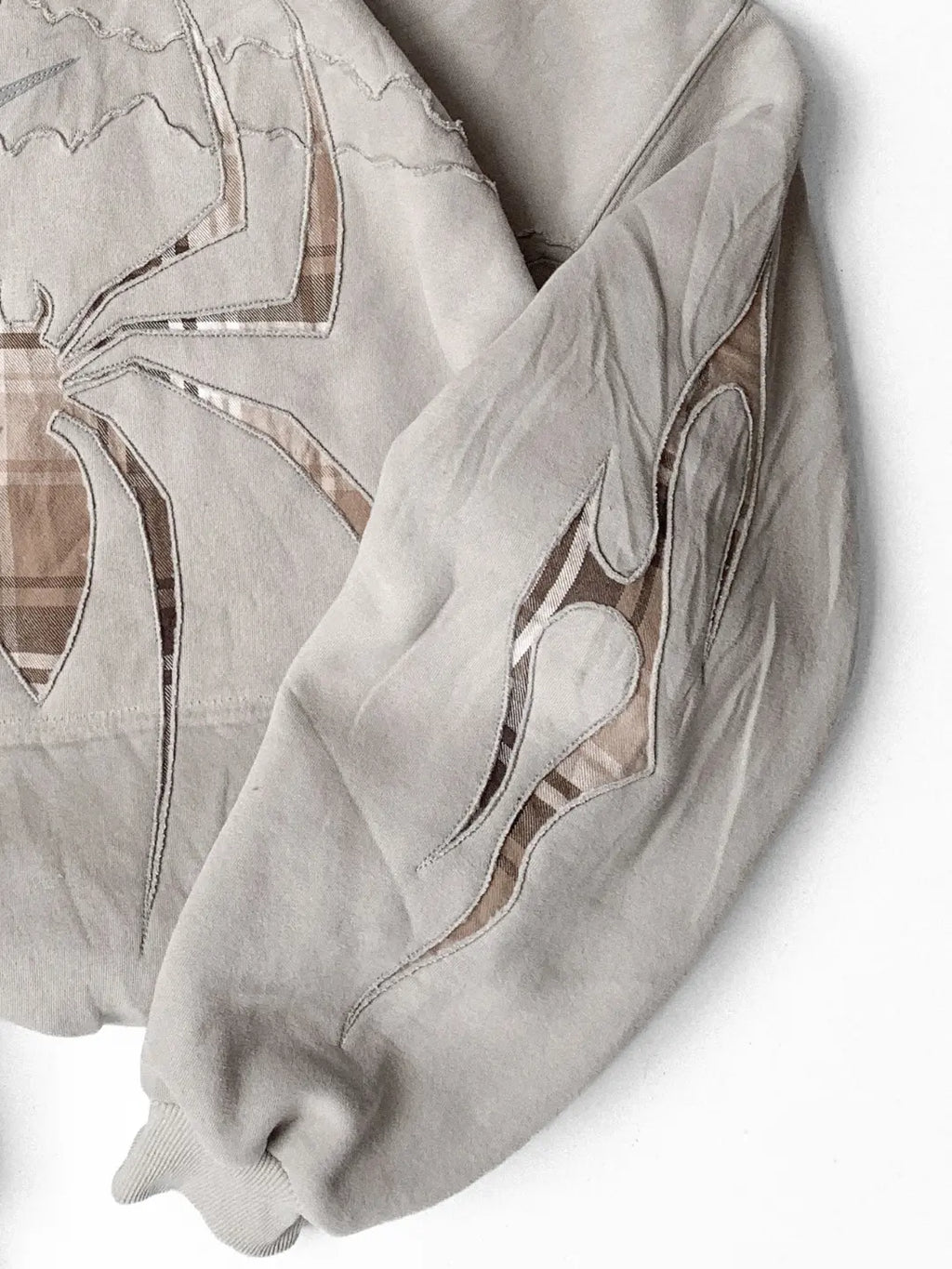 Eclipse washed spider hoodie back