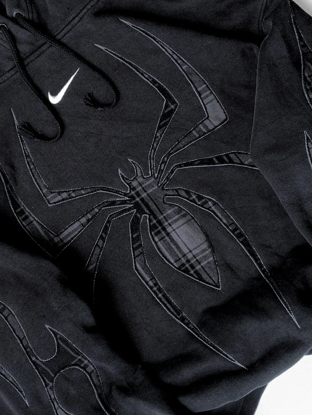 Unisex Black N x S hoodie