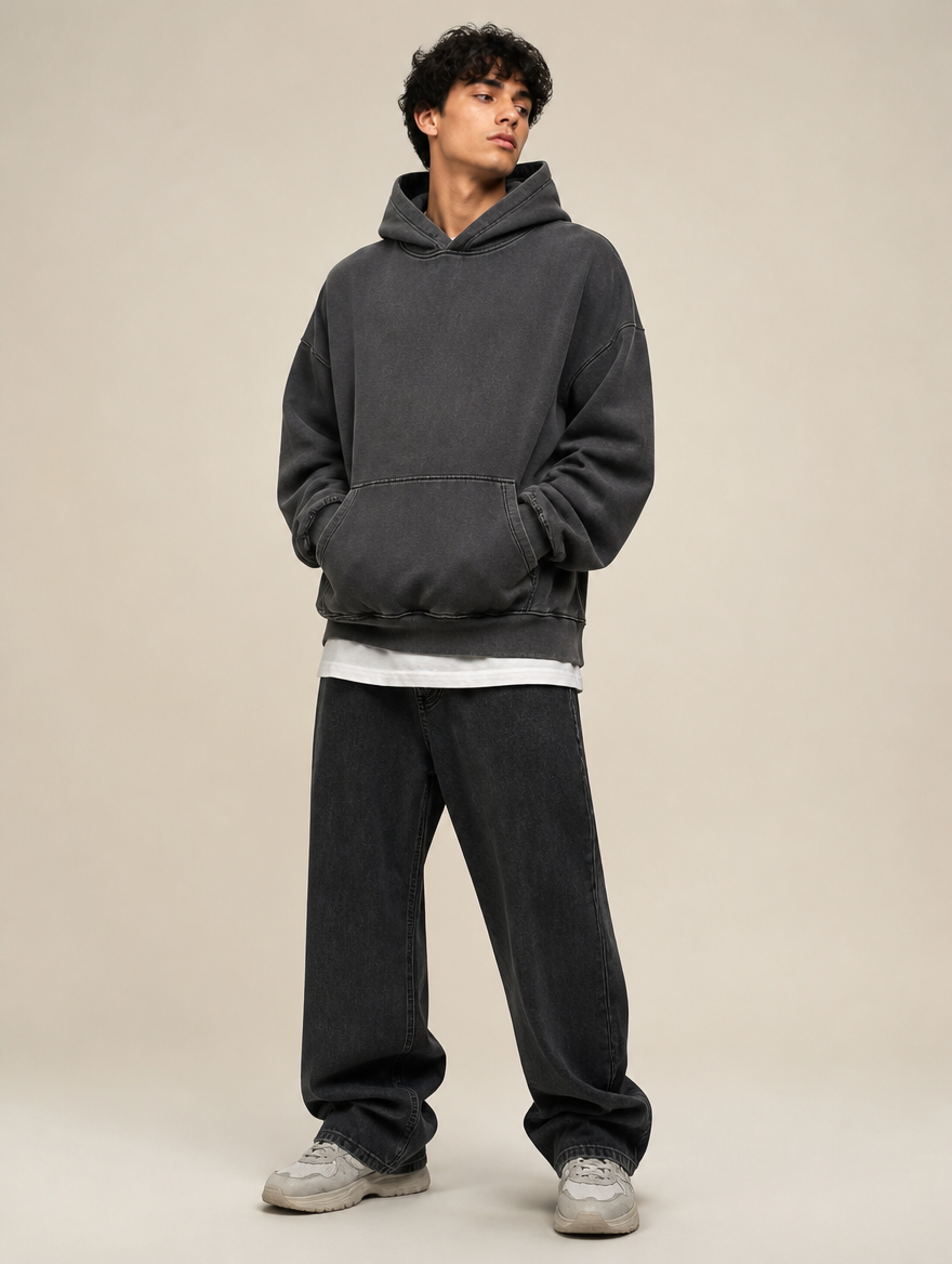 Heavyweight Hoodie Charcoal